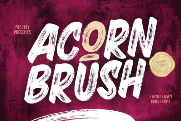 Acorn Brush: Bold Typography for Impactful Design