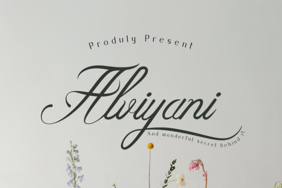 Alviyani: Elevating Design with Modern Handwritten Elegance