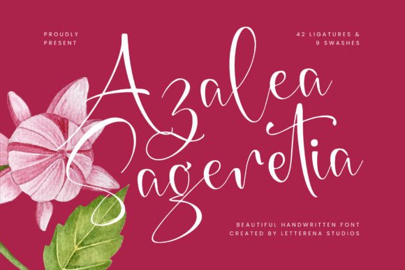 Azalea Sageretia: A Luxury Script for Elegant Design