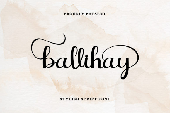 Ballihay: The Elegant Handwritten Font for Modern Design