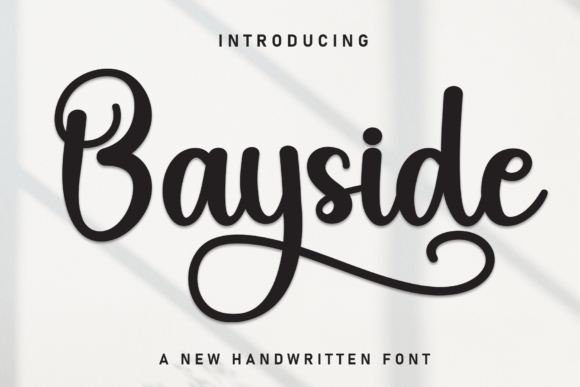 Bayside: A Trendy Handwritten Font for Modern Design