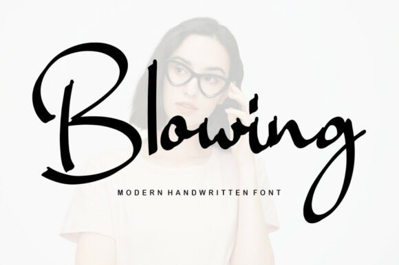 Blowing: The Stylish Handwritten Font for Modern Design
