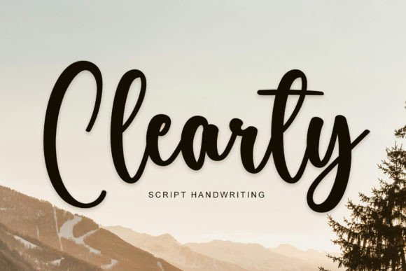 Clearty: The Elegant Handwritten Typeface for Modern Design