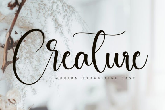 Creature Font: Elevating Modern Design with Timeless Elegance