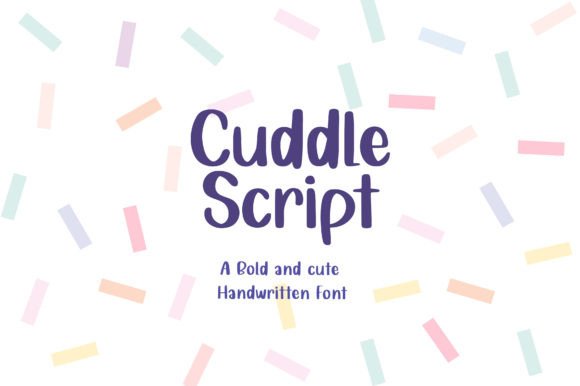 Cuddlescript: Crafting Visual Warmth with a Modern Handwritten Font