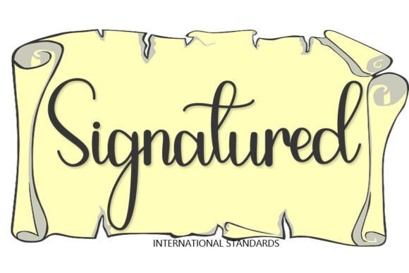 Elevate Your Visual Design with the Signatured Font