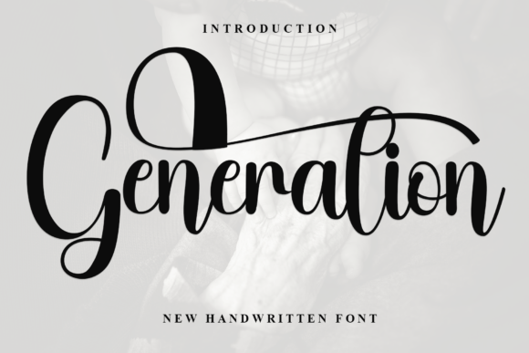 Generation: Elevate Your Design with Elegant Handwritten Typography