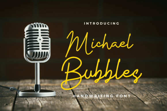 Michael Bubbles: The Elegant Handwritten Font