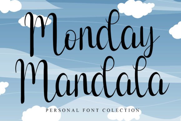Monday Mandala: A Handwritten Font for Authentic Design