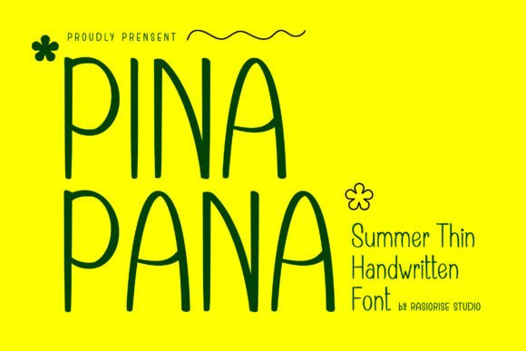 Pinapana: The Casual Font for Authentic Design