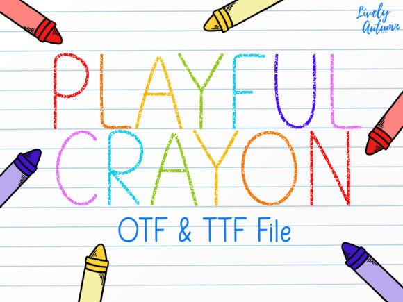 Playful Crayon: A Graphic Designer's Guide to Whimsical Typography