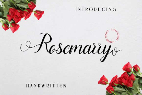 Rosemarry: A Handwritten Font for Elegant Branding