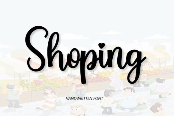 Shoping: A Handwritten Font for Authentic Branding
